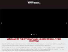 Tablet Screenshot of horrorscifi.com